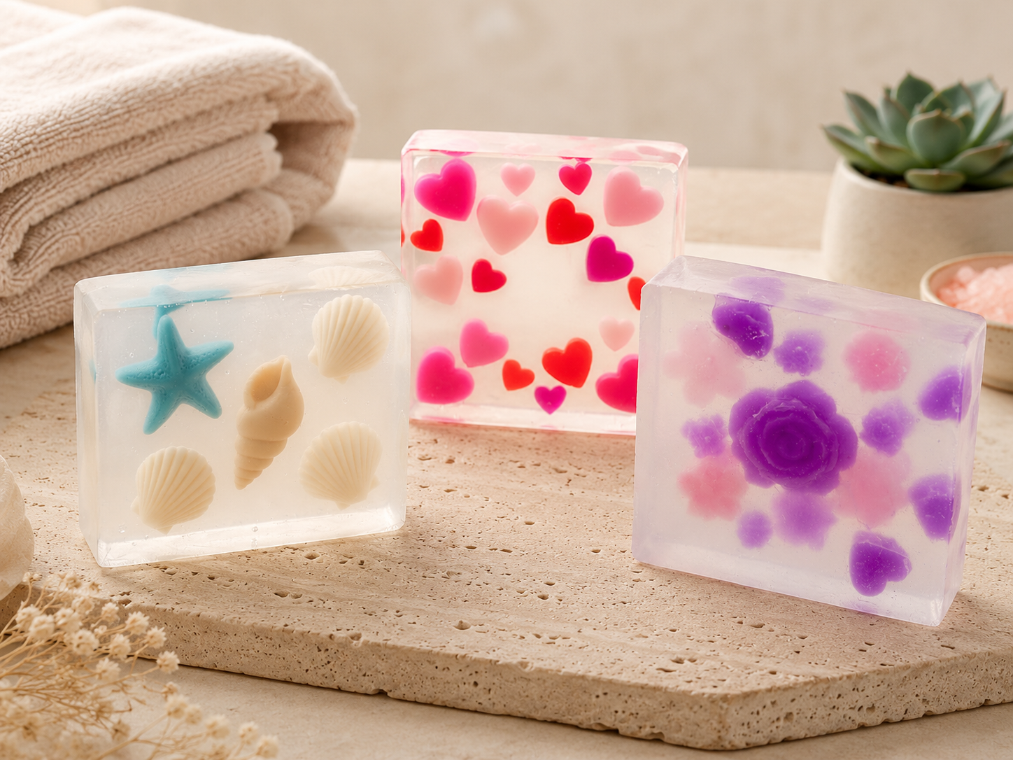 Clear soaps