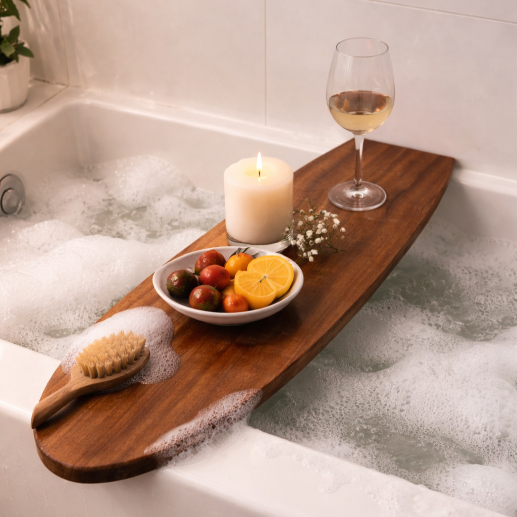 The Bathboard wooden bath tray