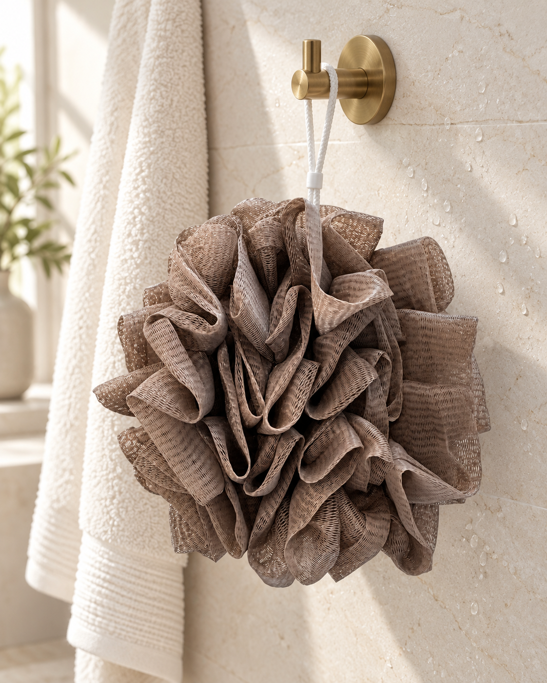 Soap-Saver Bath Loofah