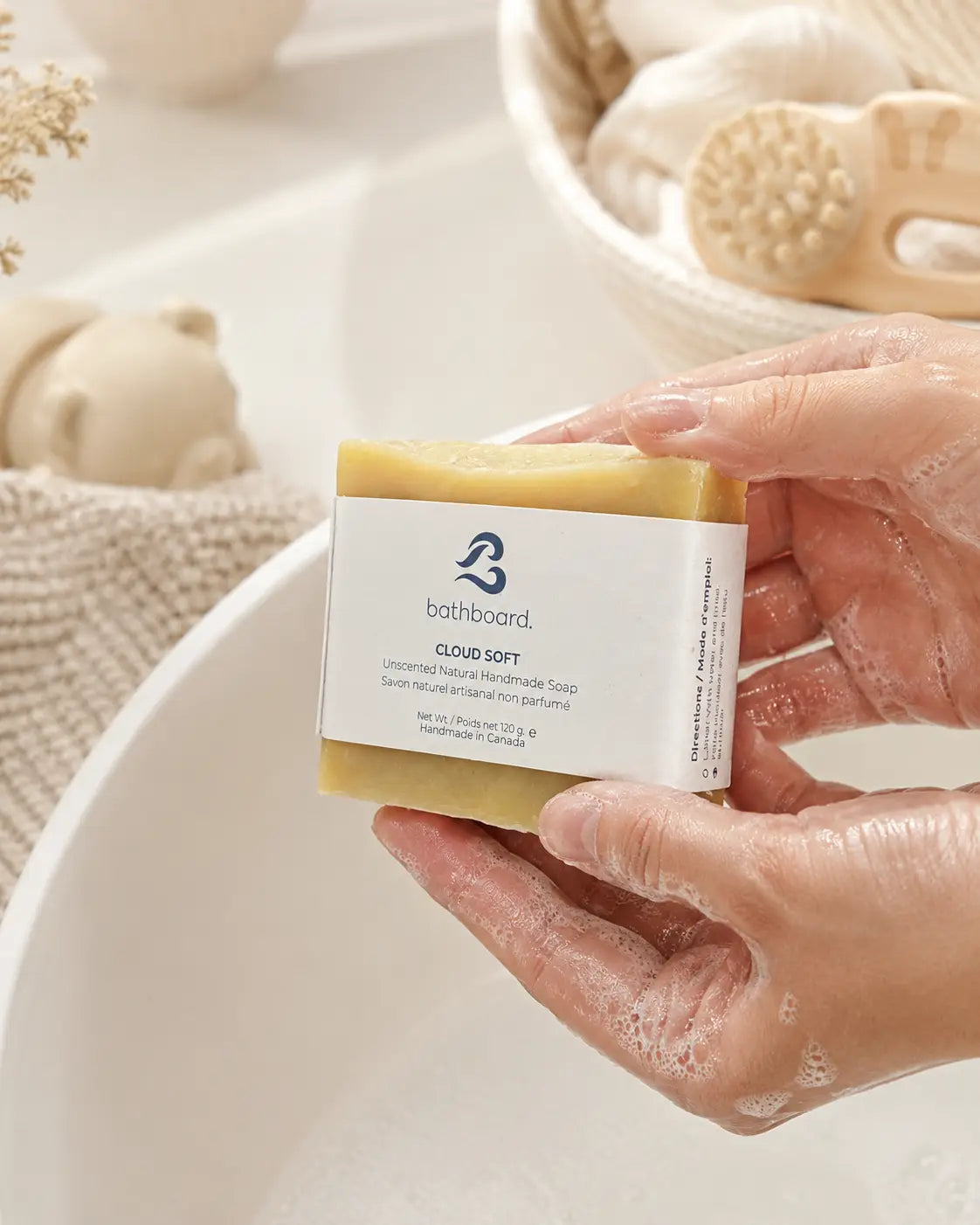 Cloud Soft Bar Unscented Handmade Soap