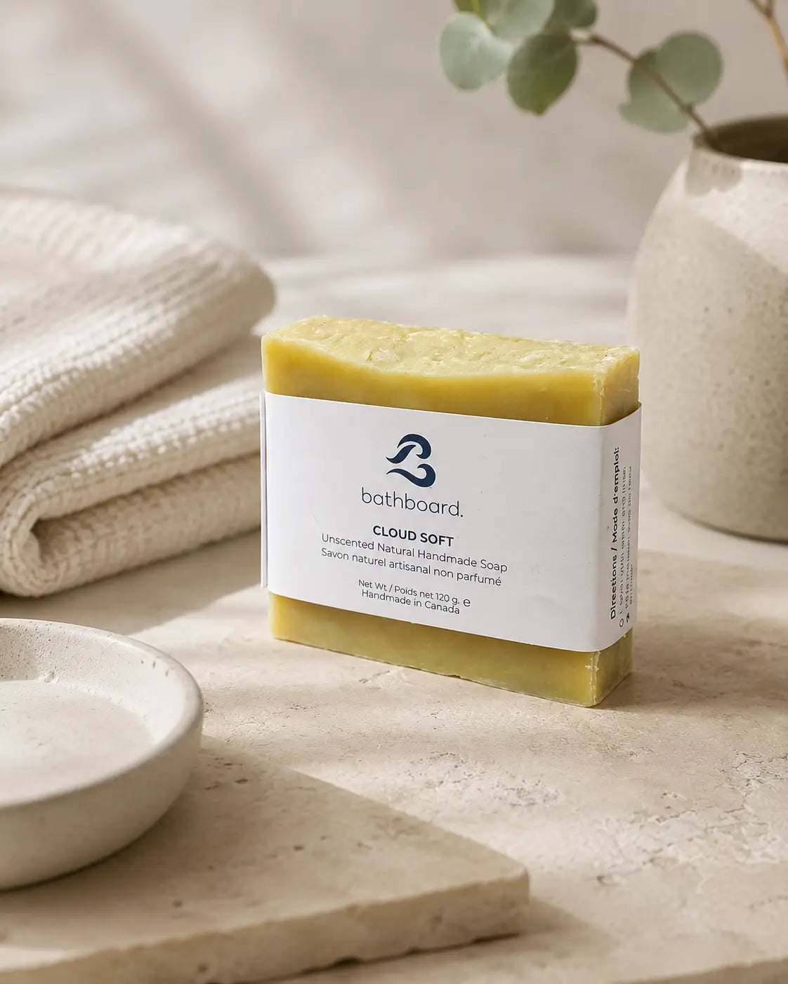 Cloud Soft Bar Unscented Handmade Soap