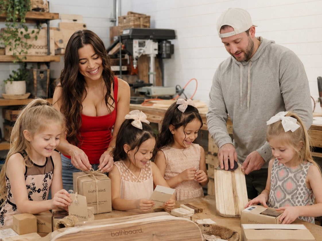Rosa and Brandon with their family