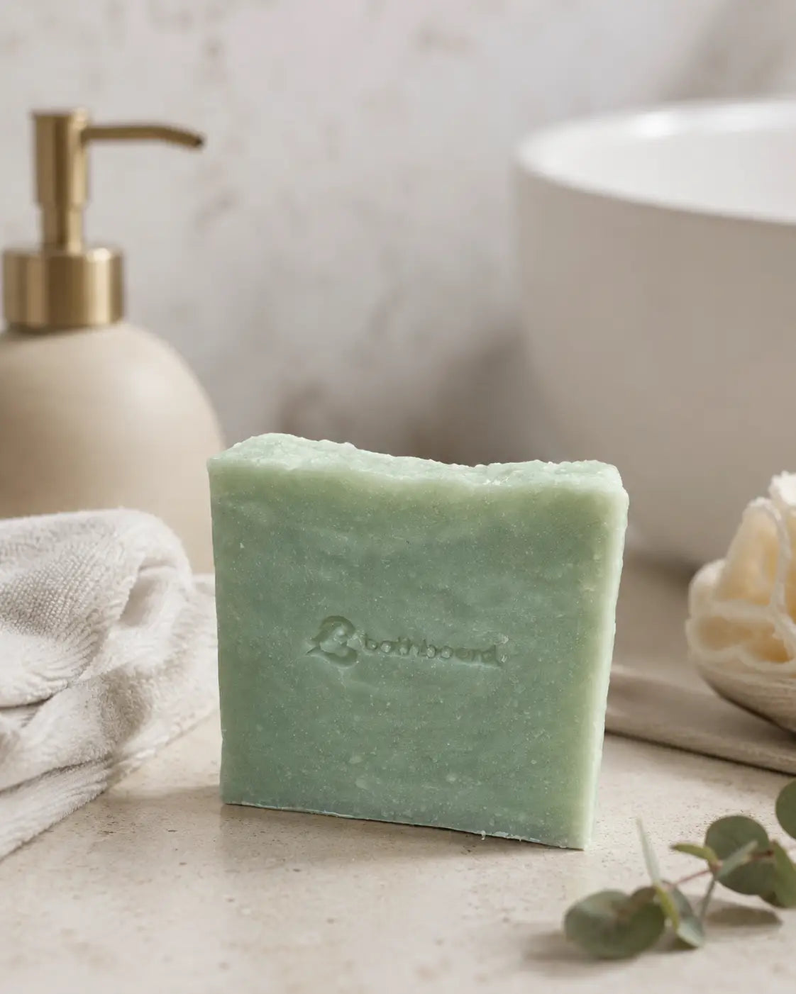 Olive Branch Soft Cotton & Baby Powder Handmade Soap
