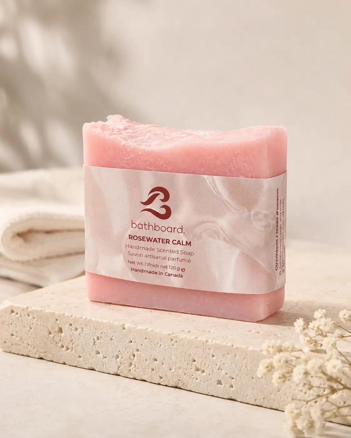 Rosewater Calm Blackberry Magnolia Handmade Soap Bar