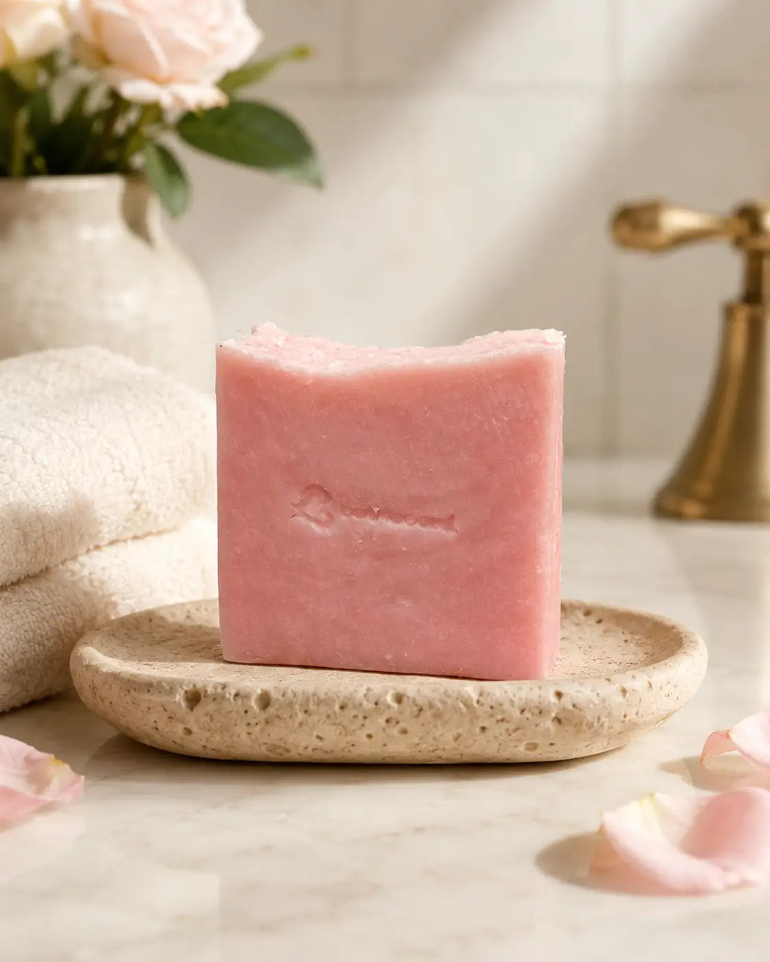 Rosewater Calm Blackberry Magnolia Handmade Soap Bar
