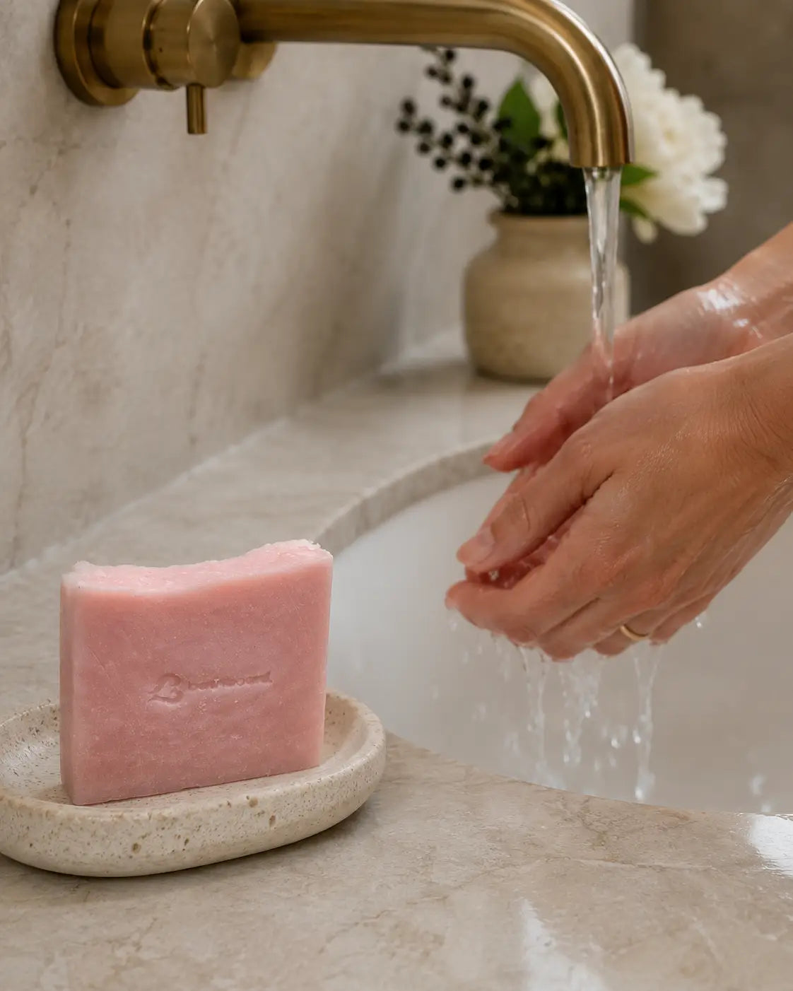 Rosewater Calm Blackberry Magnolia Handmade Soap Bar
