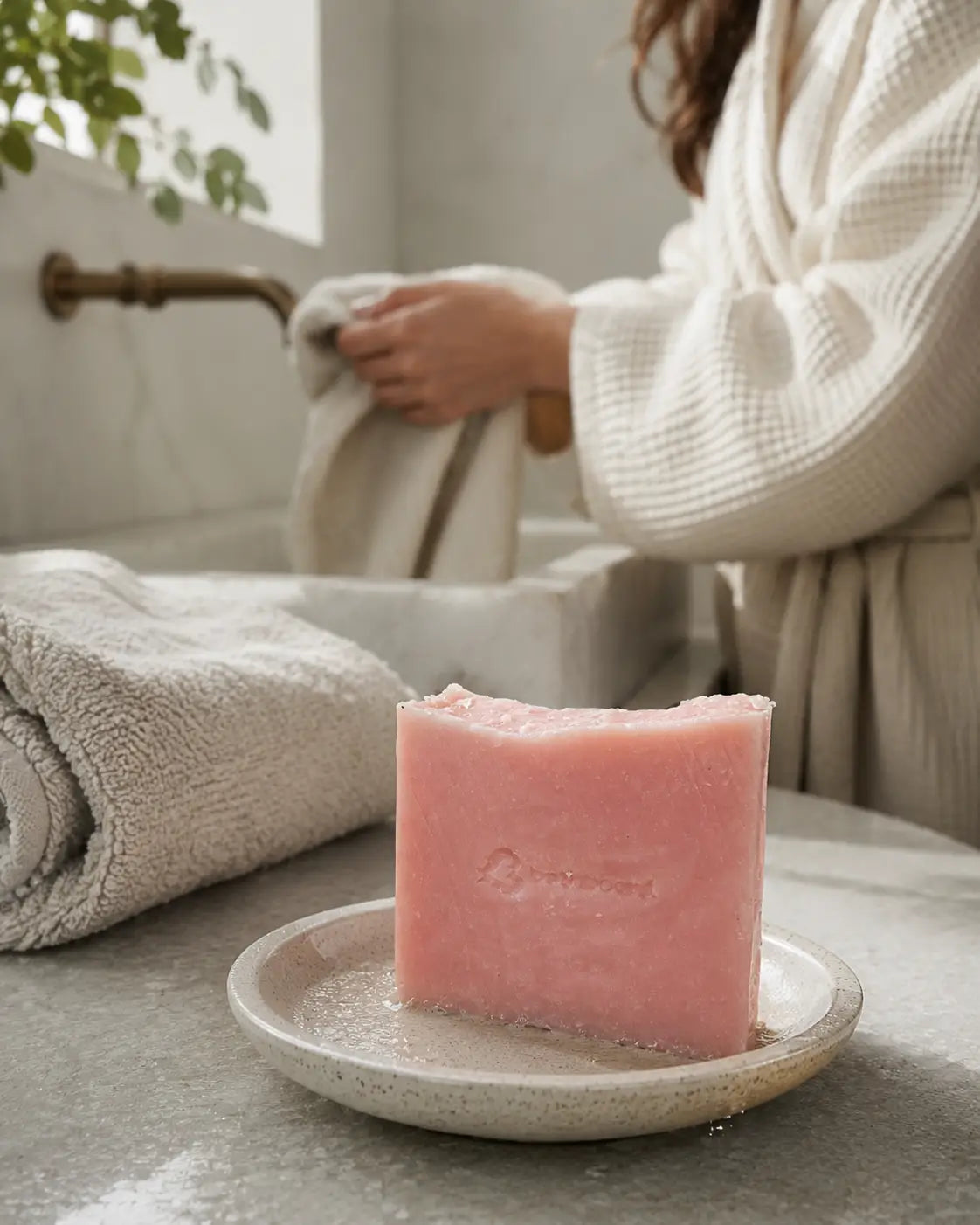 Rosewater Calm Blackberry Magnolia Handmade Soap Bar