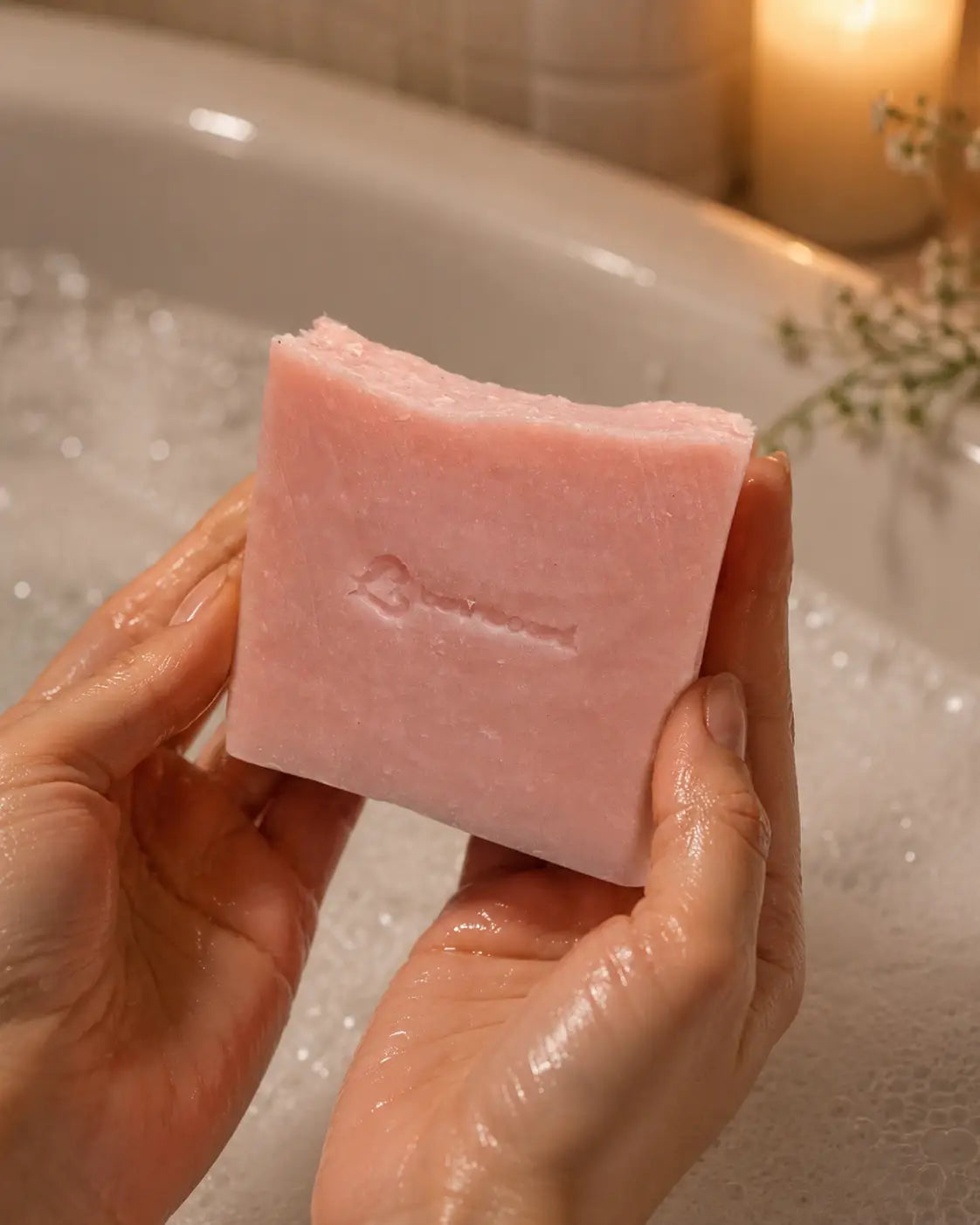 Rosewater Calm Blackberry Magnolia Handmade Soap Bar