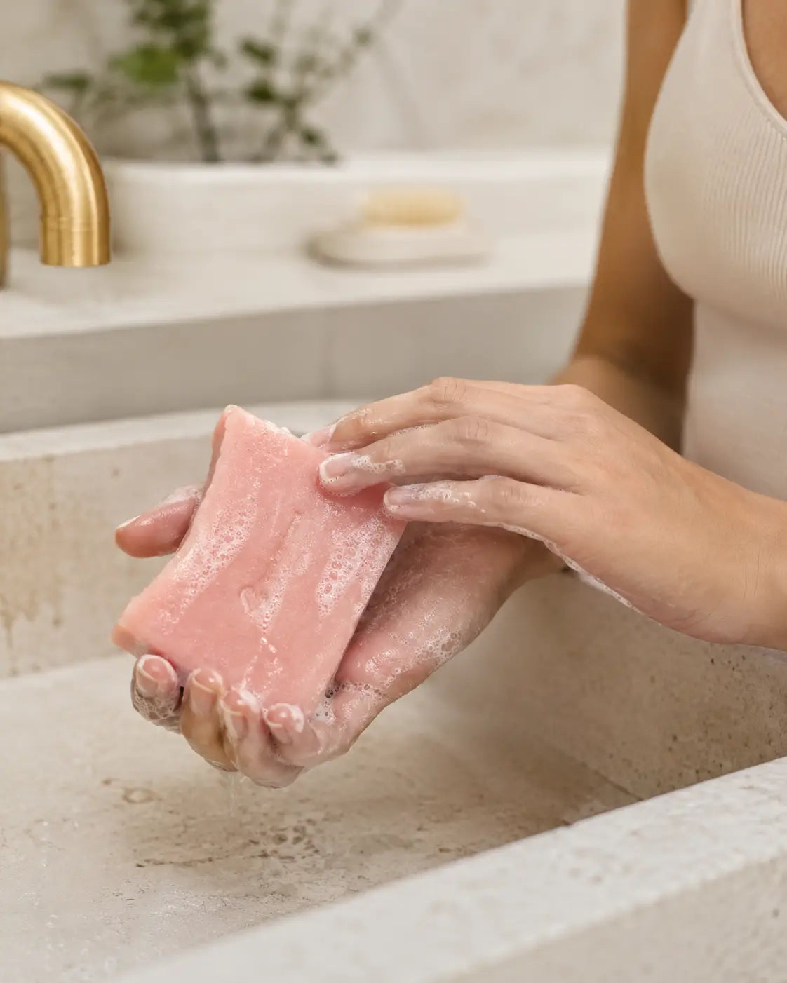 Rosewater Calm Blackberry Magnolia Handmade Soap Bar