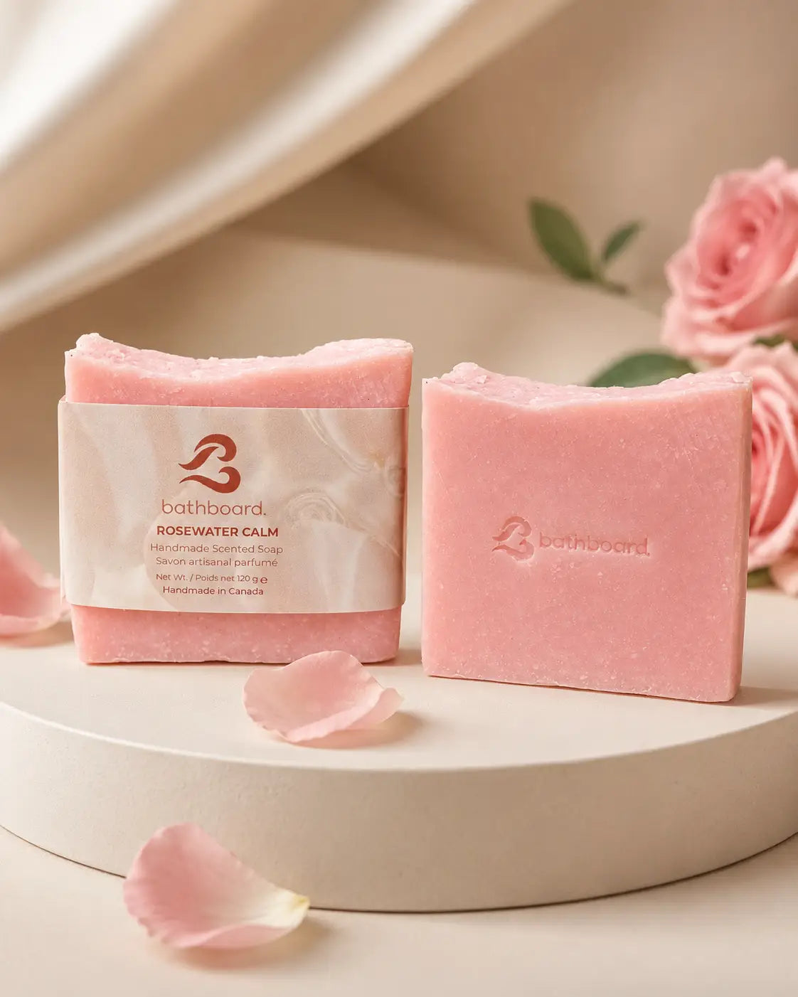 Rosewater Calm Blackberry Magnolia Handmade Soap Bar